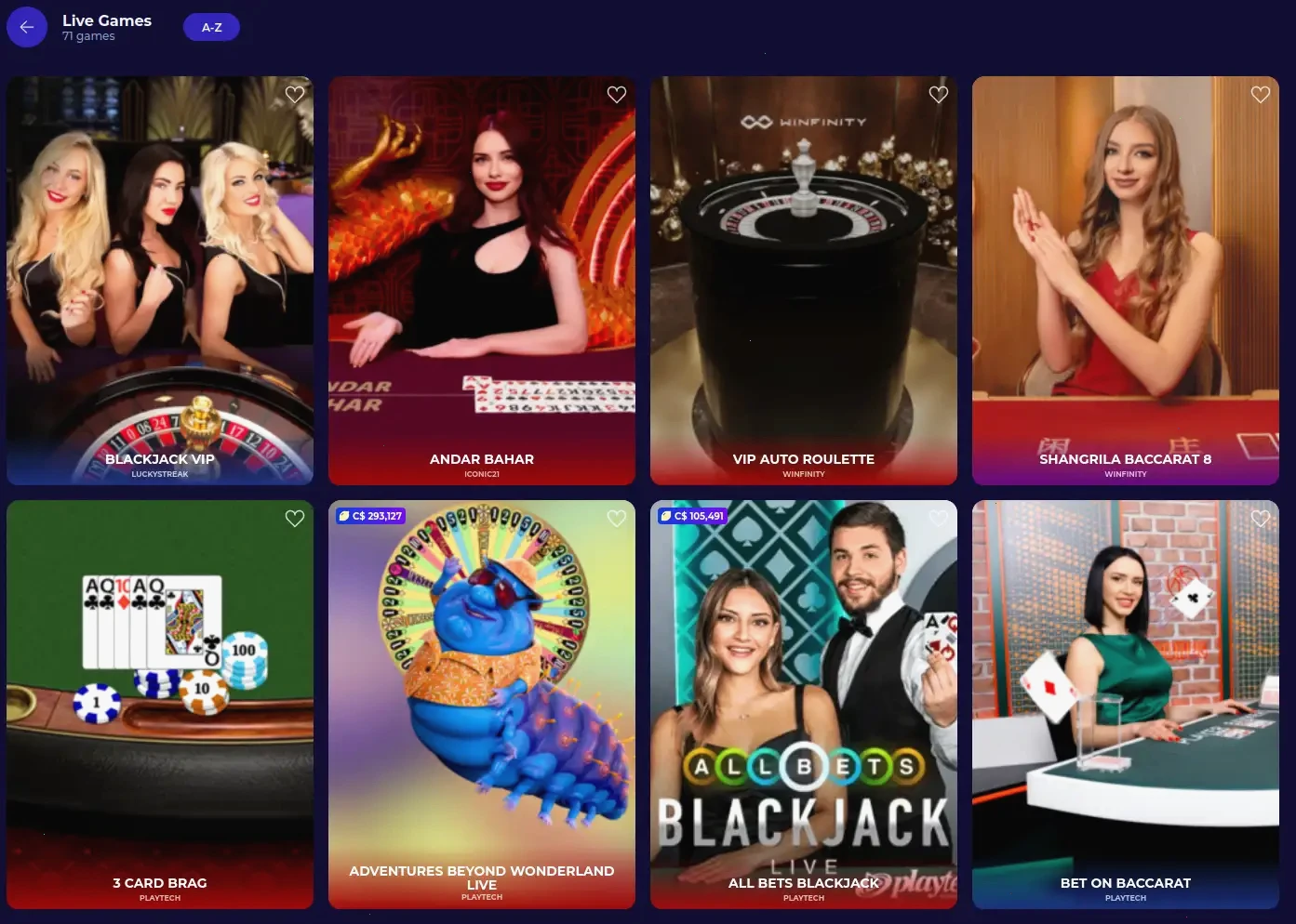 Beep Beep Casino mobile App Ansicht auf dem Smartphone